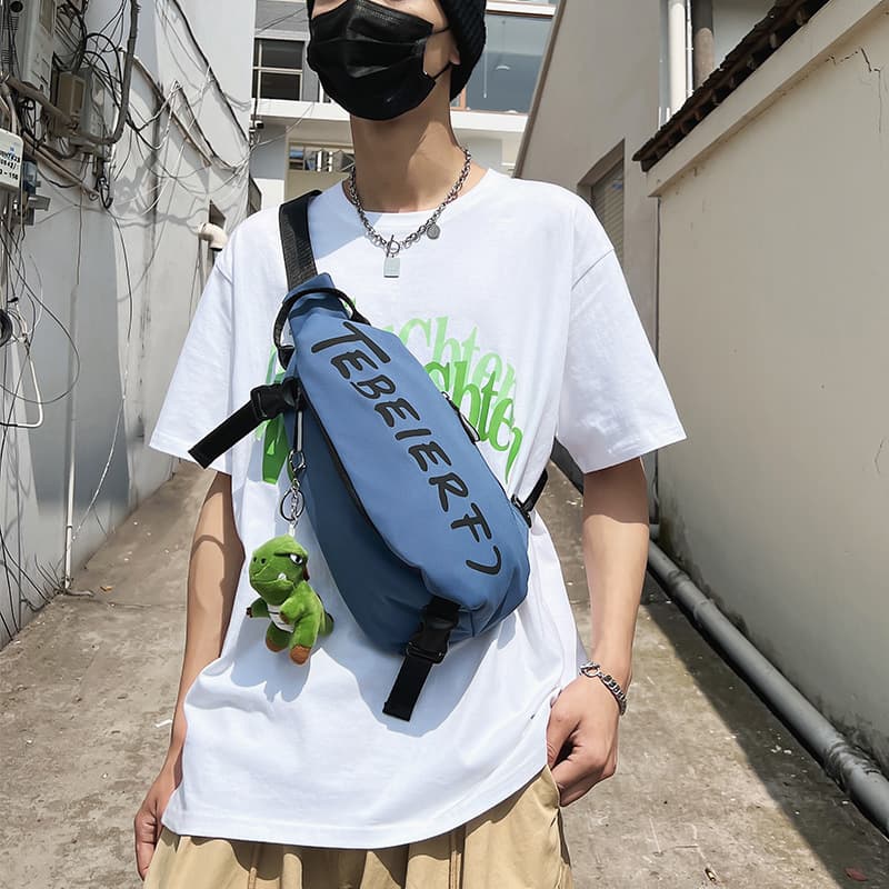 ショルダーバッグメンズ ストリート系 多機能ボディバッグ