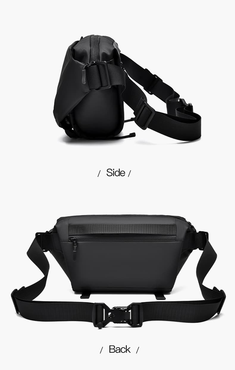 ショルダーバッグメンズ 防水素材使用 大容量ボディバッグ