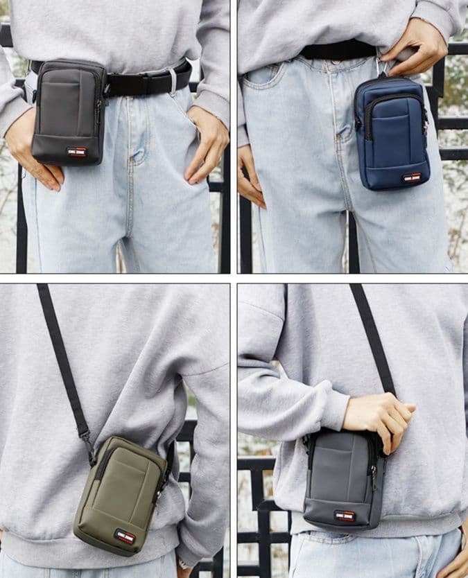 ショルダーバッグメンズ スマホ コンパクトスマホポーチショルダー