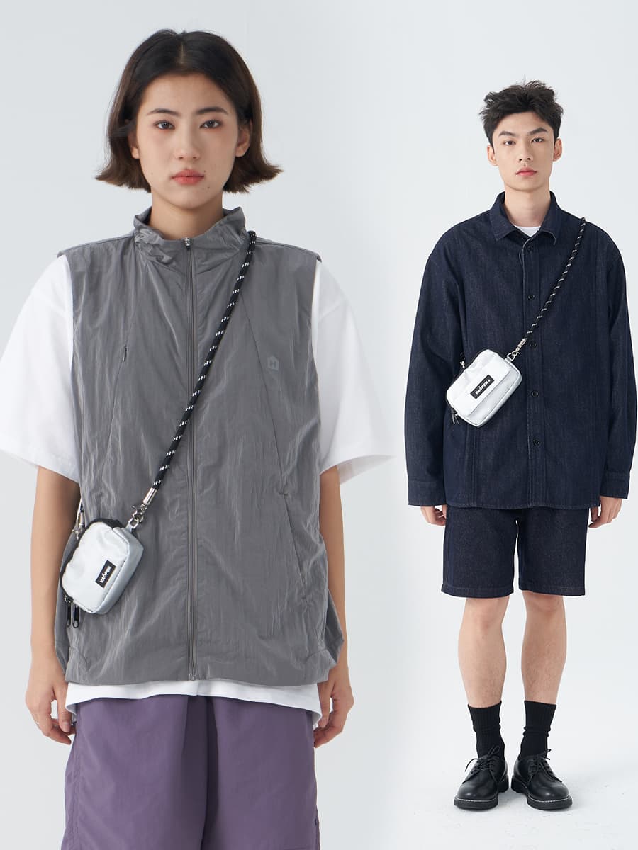 ショルダーバッグメンズ 財布 コンパクト斜め掛けミニ財布