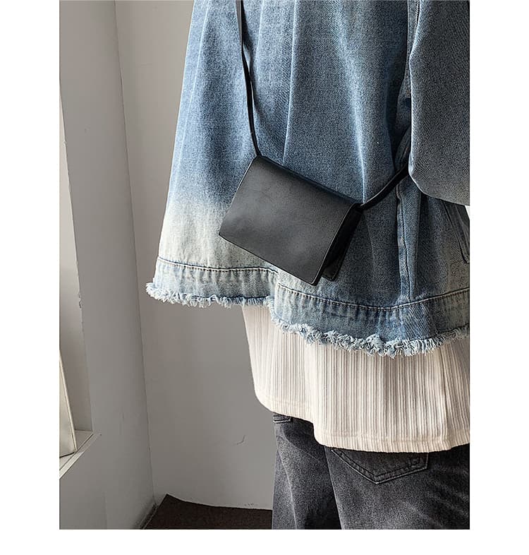 ショルダーバッグメンズ 財布 シンプル洗練ミニマル財布