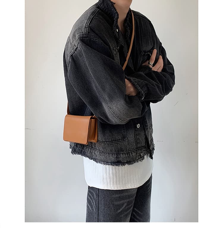 ショルダーバッグメンズ 財布 シンプル洗練ミニマル財布