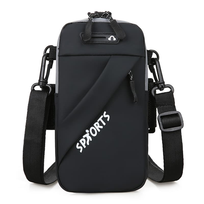 ショルダーバッグメンズ スマホ スポーツ向け多機能スマホショルダーポーチ