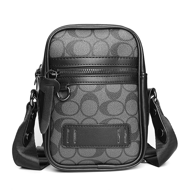 ショルダーバッグメンズ 財布 市松模様ミニショルダー財布