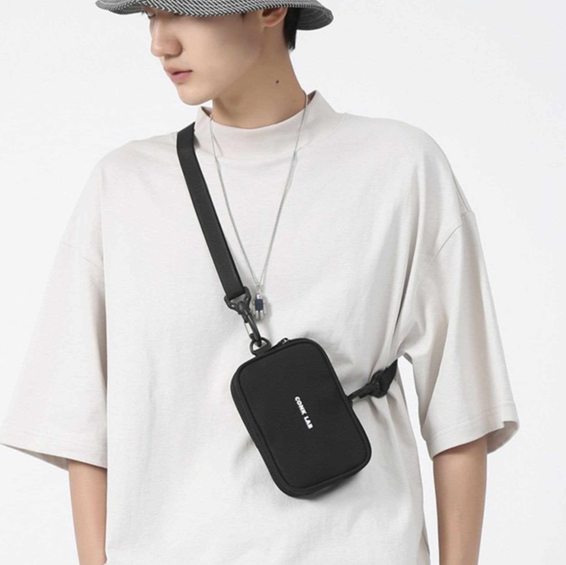 ショルダーバッグメンズ 財布 コンパクト多機能ミニ財布