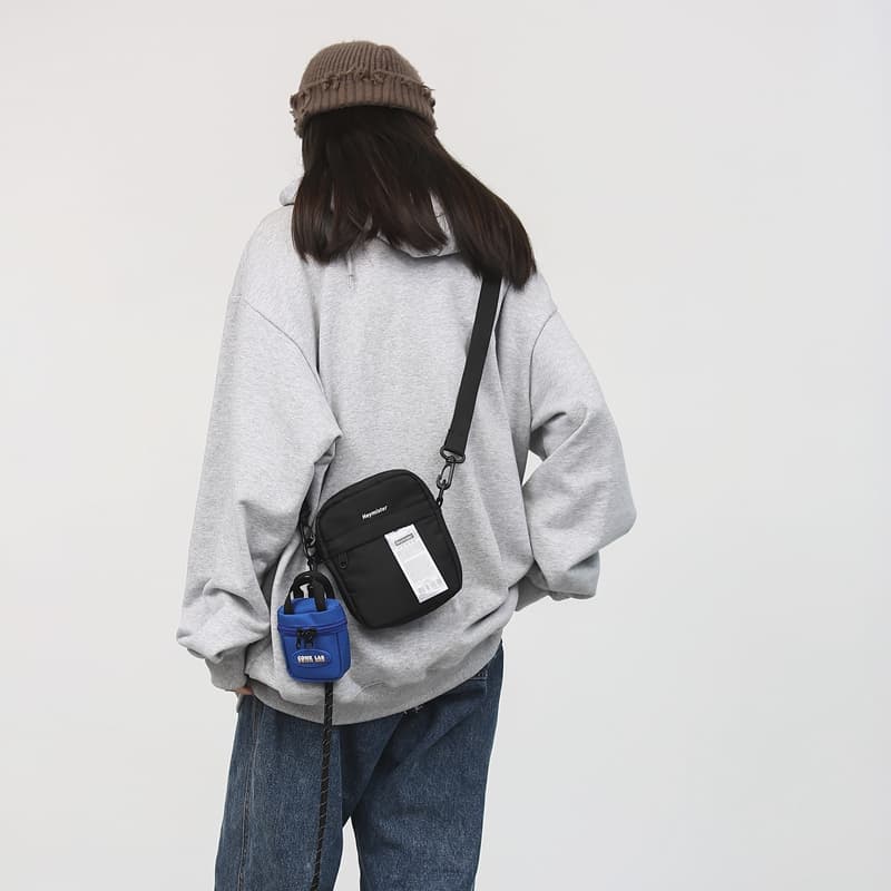 ショルダーバッグメンズ 財布 ネックストラップ式ミニ財布