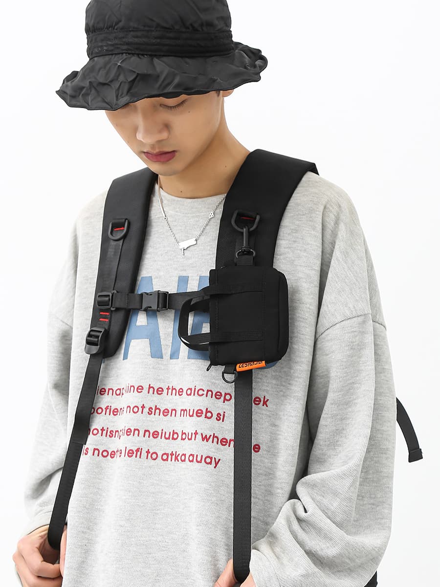 ショルダーバッグメンズ 財布 ミニマルチェストポケット財布