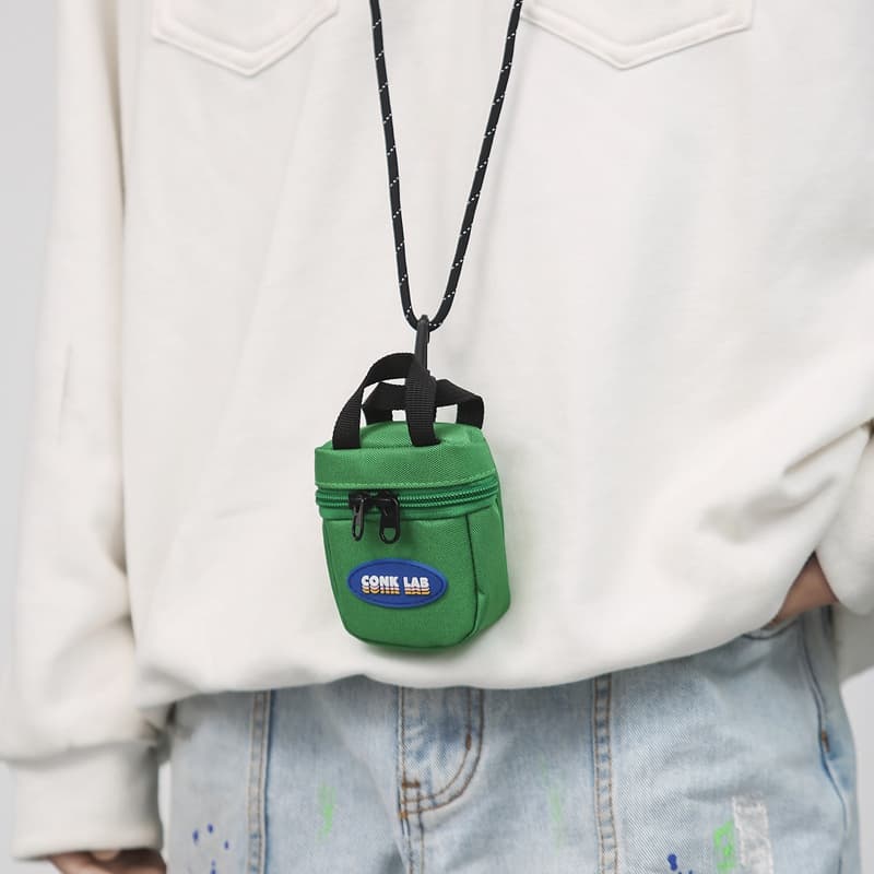 ショルダーバッグメンズ 財布 ネックストラップ式ミニ財布